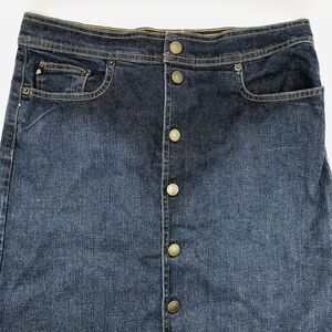 RL POLO JEANS CO WOMENS DENIM JEAN SKIRT 6 LOW RIDER SKIRT BLUE USA PREPPY